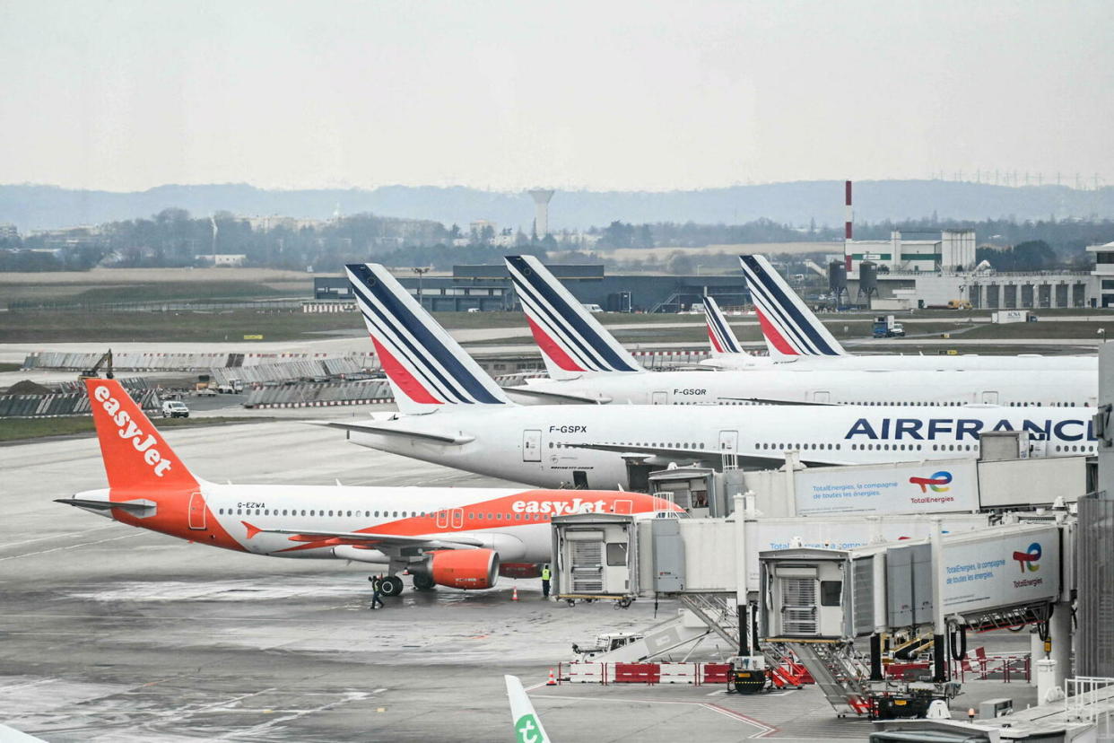 75 % des vols sont annulés à Orly ce jeudi 25 avril 2024, malgré la levée d'un préavis de grève des contrôleurs aériens.  - Credit:Stevens Tomas/ABACA