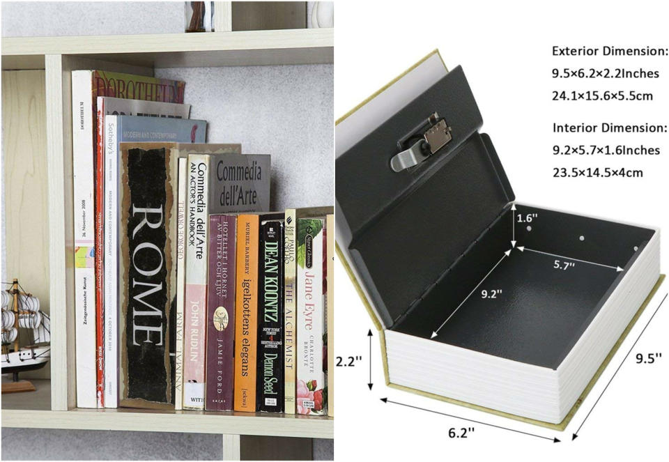 Caja con compartimento oculto