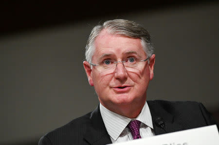 FILE PHOTO: Lincoln Military Housing President Jarl Bliss testifies before Senate Armed Services subcommittees on the Military Housing Privatization Initiative in Washington, U.S. February 13, 2019. REUTERS/Erin Scott/File Photo