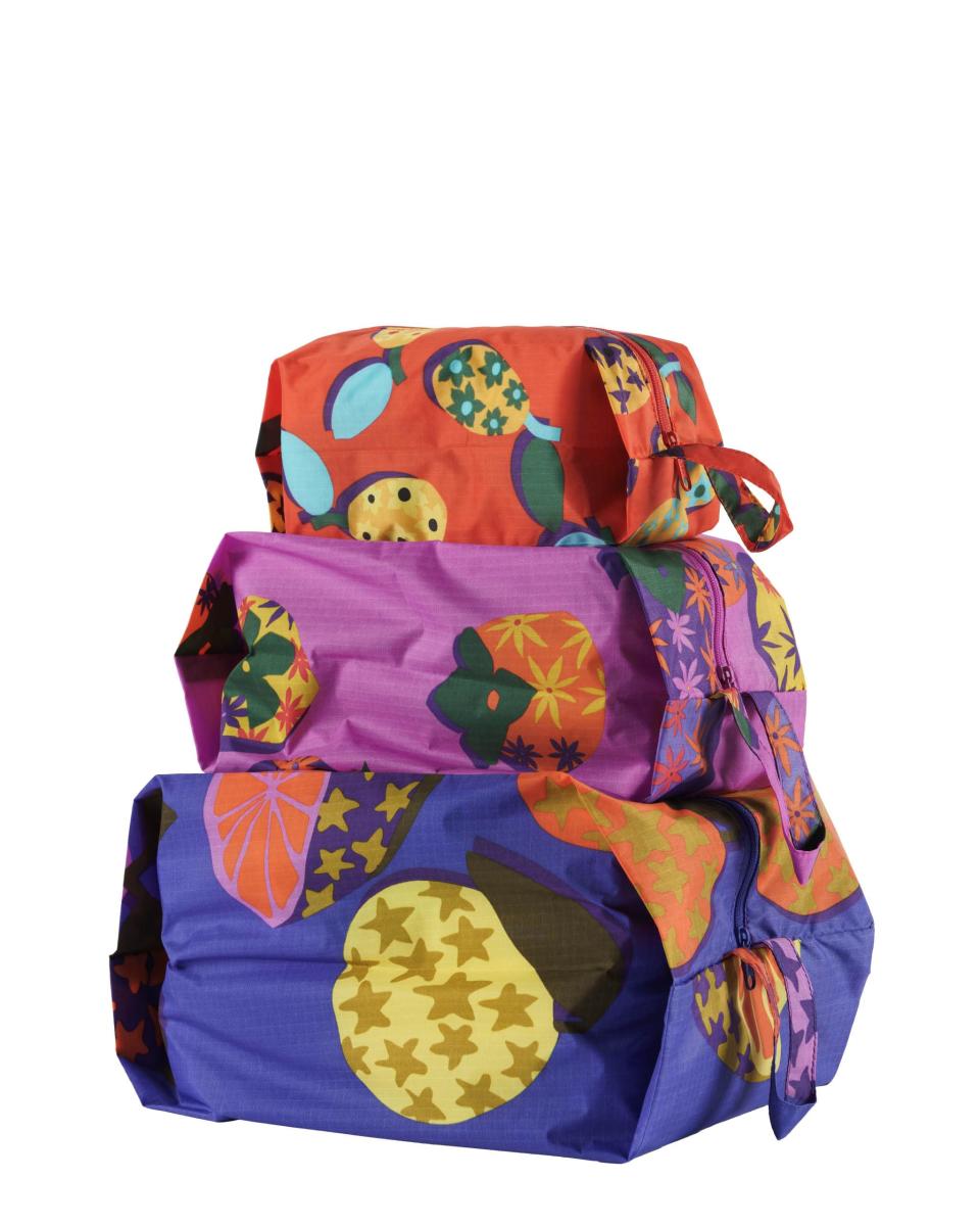 <h2>Baggu 3D Zip Set, Collaged Fruit</h2><br>Baggu bags are a classic safe bet for any and all mother's absolutely obsessed with reusable bags. Instead of adding another to her collection, gift the brand's Zip Set to help keep her biggest totes organized. <br><br><strong>Rating</strong>: 4.8 out of 5 stars and 368 ratings<br><br><strong>A Satisfied Customer Review</strong>: "These things are awesome. They're made from a durable, lightweight rip-stop fabric. I was worried it would be fragile, but it's not! The loop is very secure, and I can lift a packed large bag with impunity."<br><br><em>Shop <strong><a href="https://amzn.to/3KAUYnP" rel="nofollow noopener" target="_blank" data-ylk="slk:Baggu" class="link ">Baggu</a></strong><br></em><br><br><strong>Baggu</strong> 3D Zip Set, Collaged Fruit, $, available at <a href="https://amzn.to/37aMENY" rel="nofollow noopener" target="_blank" data-ylk="slk:Amazon" class="link ">Amazon</a>