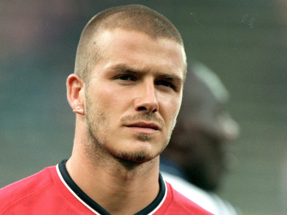 2000 david beckham shaved head