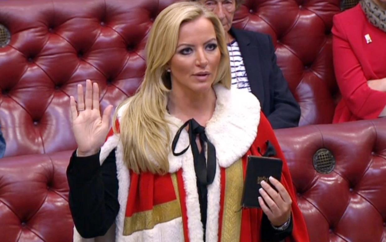 Michelle Mone was admitted to the House of Lords as Baroness Mone of Mayfair in 2015 - PA