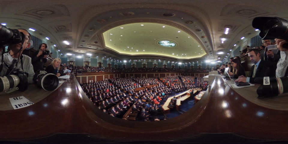 View of the House chamber
