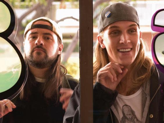 Kevin Smith and Jason Mewes in ‘Clerks II’ (Rex)