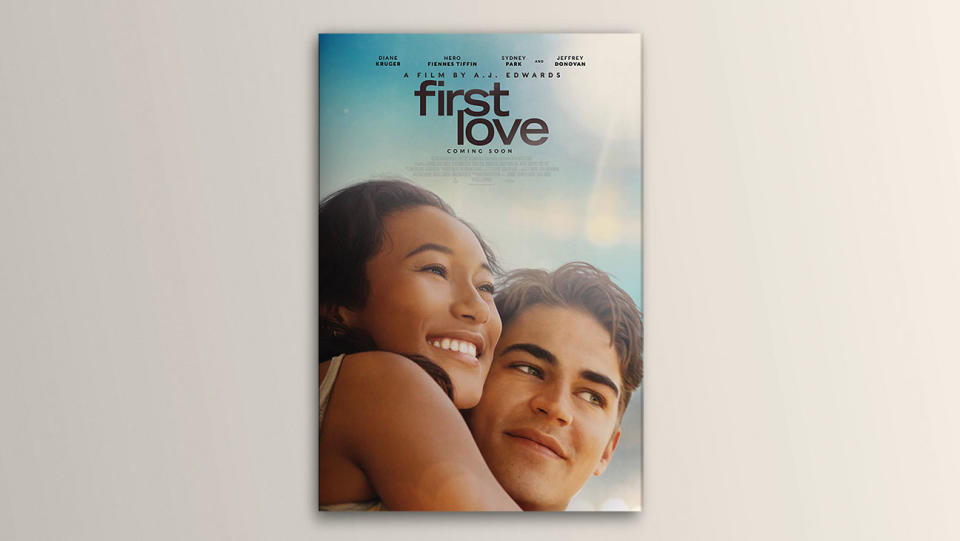 First Love, directed by A.J. Edwards, stars Hero Fiennes Tiffin and Sydney Park. - Credit: Courtesy of Voltage Pictures