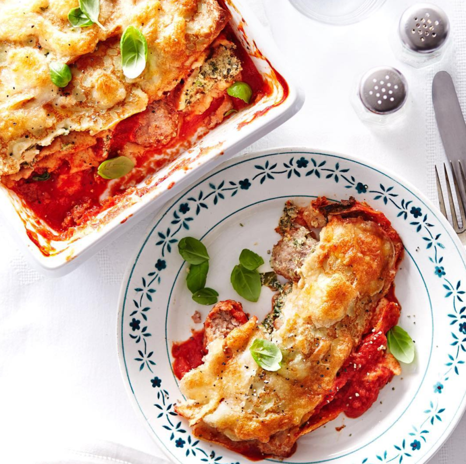 <p>Who said pancakes were just a snack or a pudding? Transform them into your whole meal with this pancake cannelloni recipe from BBC Good Food. [Photo: Instagram/bbcgoodfood] </p>