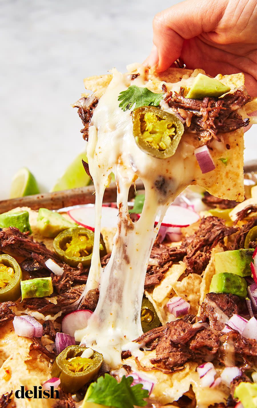 Instant Pot Shredded Beef Nachos