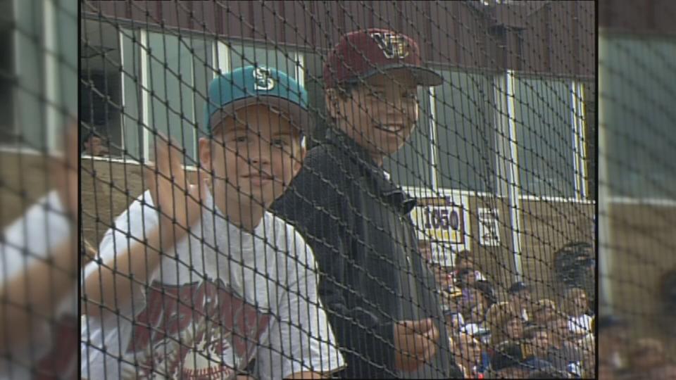 Young fans take in the sights as legends duel it out for an historic home run derby.