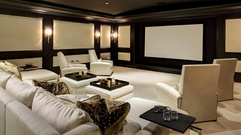 Sofia Vergara, Joe Manganiello’s LA Home Home Theater