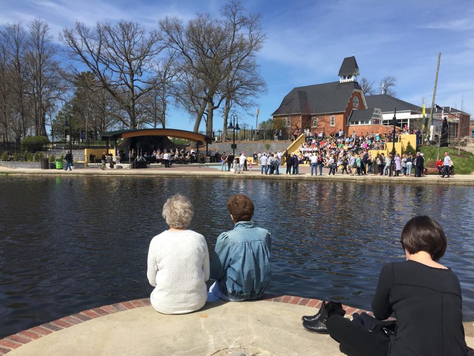 Brighton Mill Pond is the locally-described "focal point" of Brighton.