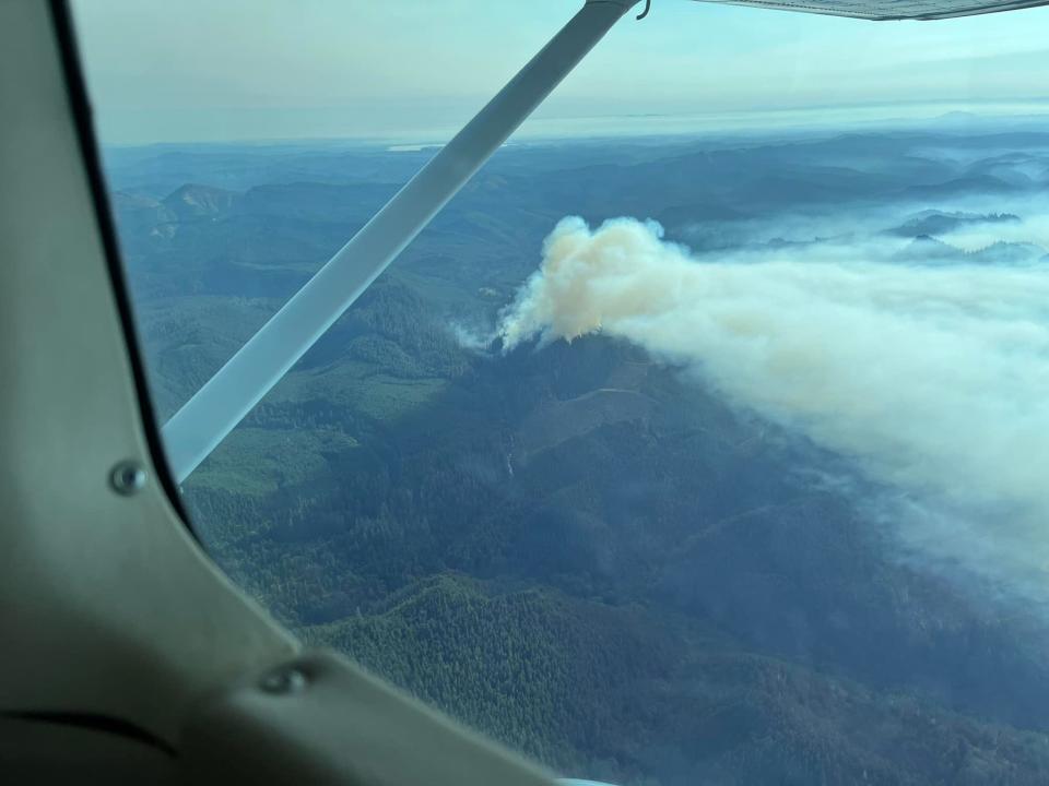 The Haight Creek Fire is estimated to have burnt over 40 acres.