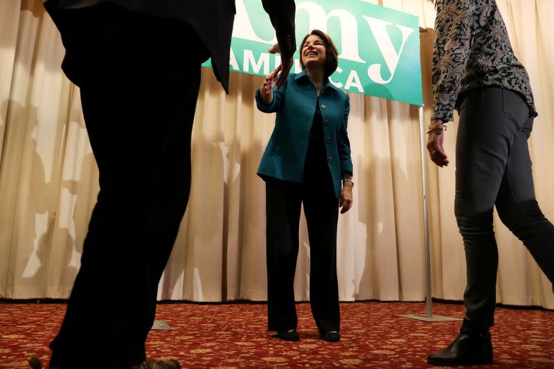 2020 Democratic presidential candidate Senator Klobuchar holds a campaign event in Cedar Rapids, Iowa