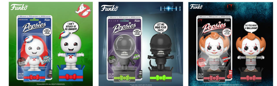 Ghostbusters, Aliens, and It get their own cute Funko Popsies in 2022.
