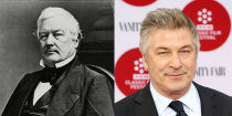 <p>Fillmore war der 13. Präsident der Vereinigten Staaten und verstarb 1874. Als Gemäßigter in der Sklaven-Debatte teilte er die bekannten liberale Ansichten von Alec Baldwin. Anders als Baldwin war er jedoch nicht in „…und dann kam Polly“ zu sehen.</p>