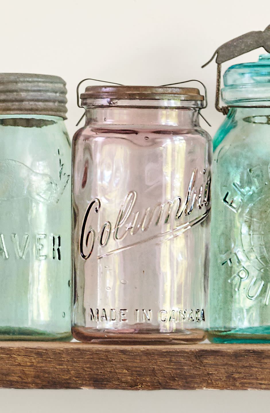 Violet Columbia Mason Jar