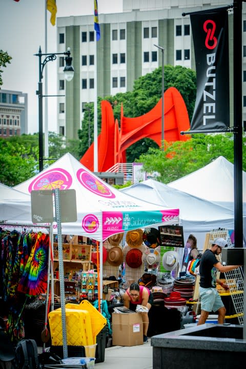 Grand Rapids Pride Festival on Saturday, June 22, 2024. (Michael Buck/WOOD TV8)