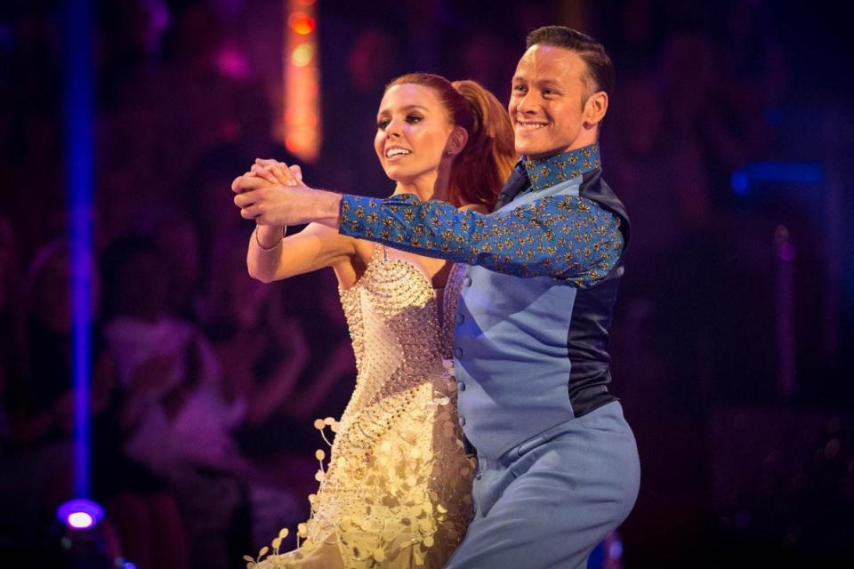 Stacey Dooley and Kevin Clifton on Strictly Come Dancing (BBC)