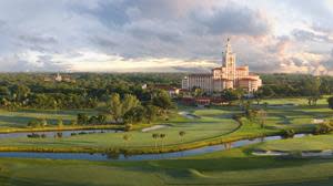 The Biltmore Hotel overlooking its Donald Ross 18-hole, 71-par championship golf course.