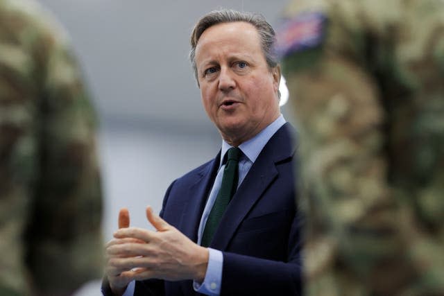 David Cameron visit to Kosovo