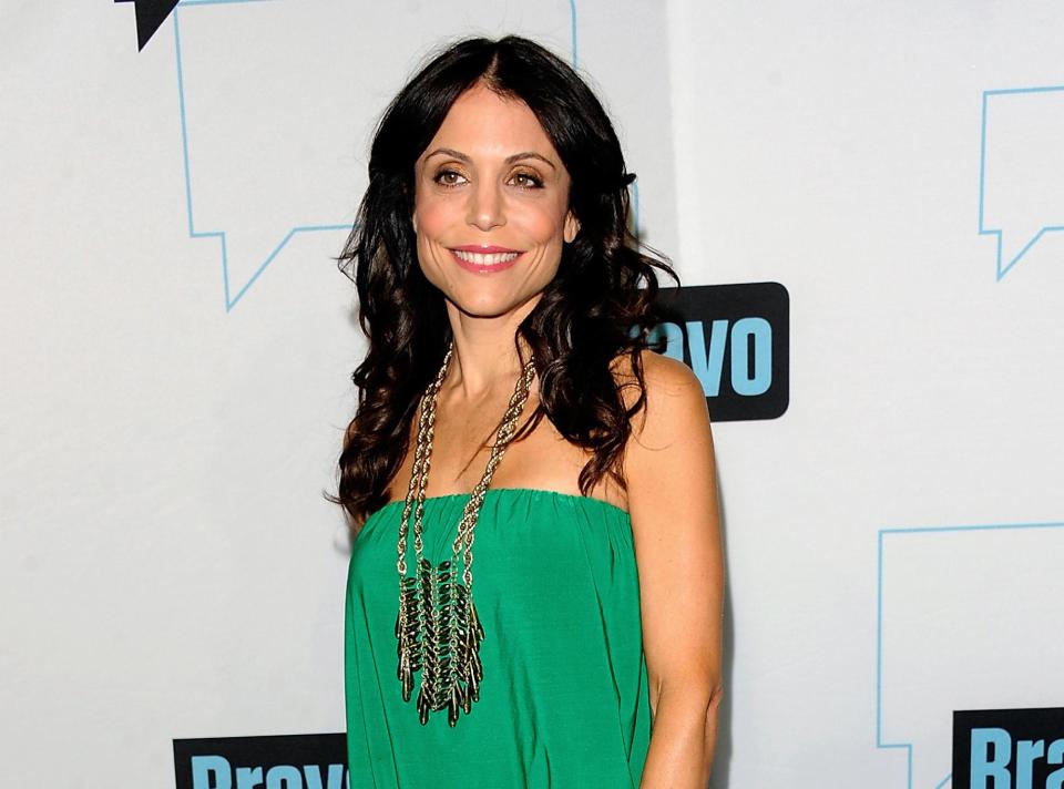 FILE - This April 4, 2012 file photo shows TV personality Bethenny Frankel at the Bravo network 2012 upfront presentation in New York. Frankel's new talk show "bethenny," premiers Monday, June 11 on select FOX-owned stations, including New York and Los Angeles. (AP Photo/Evan Agostini)