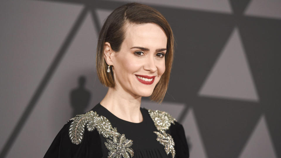 <p>Actress Sarah Paulson <a href="https://www.gobankingrates.com/net-worth/celebrities/celebrity-net-worths-surprise/#16" rel="nofollow noopener" target="_blank" data-ylk="slk:has found success;elm:context_link;itc:0;sec:content-canvas" class="link ">has found success</a> on the big and small screen alike, with roles in the TV shows “American Horror Story” and “American Crime Story,” and in movies including “12 Years a Slave” and “Carol.” She has been nominated for six Emmy Awards and three Golden Globes, and has won one of each.</p> <p>In addition to her role in the upcoming “Ocean’s 8” film, Paulson is slated to star in “Bird Box,” “Glass,” “The Goldfinch” and the TV series “Ratched.”</p>