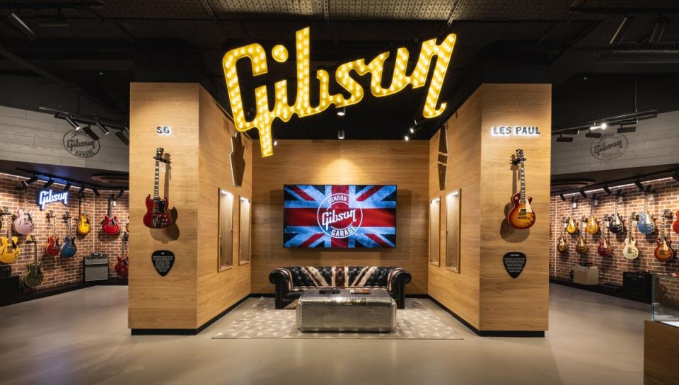 The new Gibson Garage London store in Fitzrovia (Gibson)