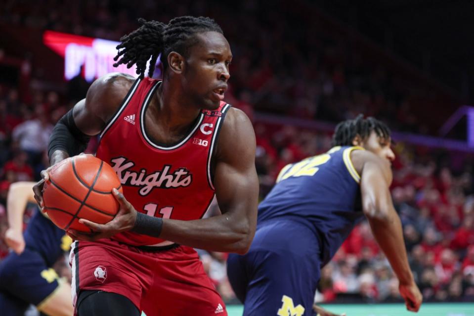 Rutgers basketball center Cliff Omoruyi.