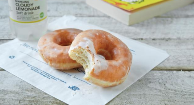 Greggs have created a "diet" doughnut by putting a hole in the middle [Image: Greggs]