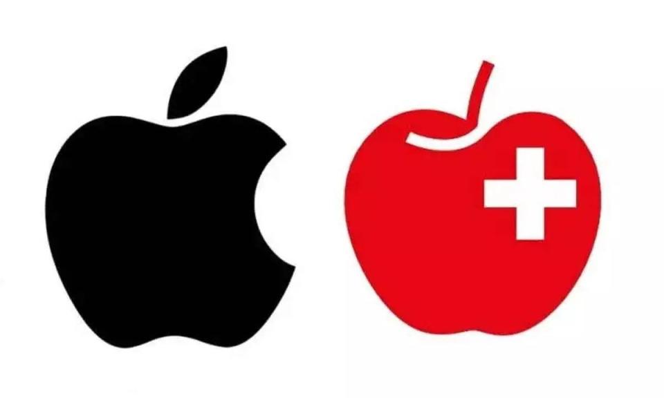 Logo de Apple vs. Sindicato de Frutas de Suiza