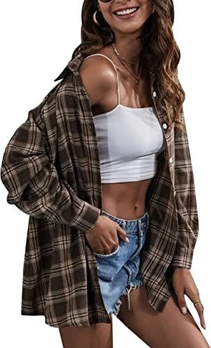 1) Flannel Oversized Button-Down