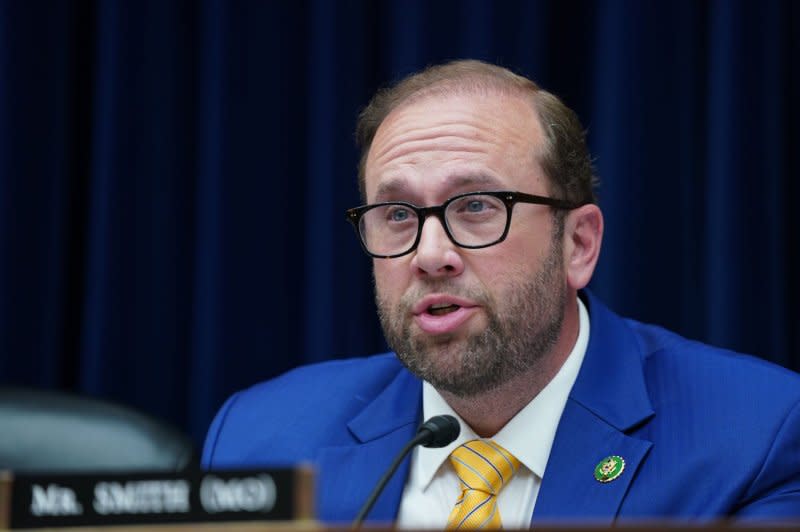 Chairman of the House Ways and Means Committee Rep. Jason Smith, R-Mo., speaks as the House Oversight and Accountability Committee holds its first hearing on an impeachment inquiry into President Biden at the U.S. Capitol in Washington on Thursday. Photo by Bonnie Cash/UPI