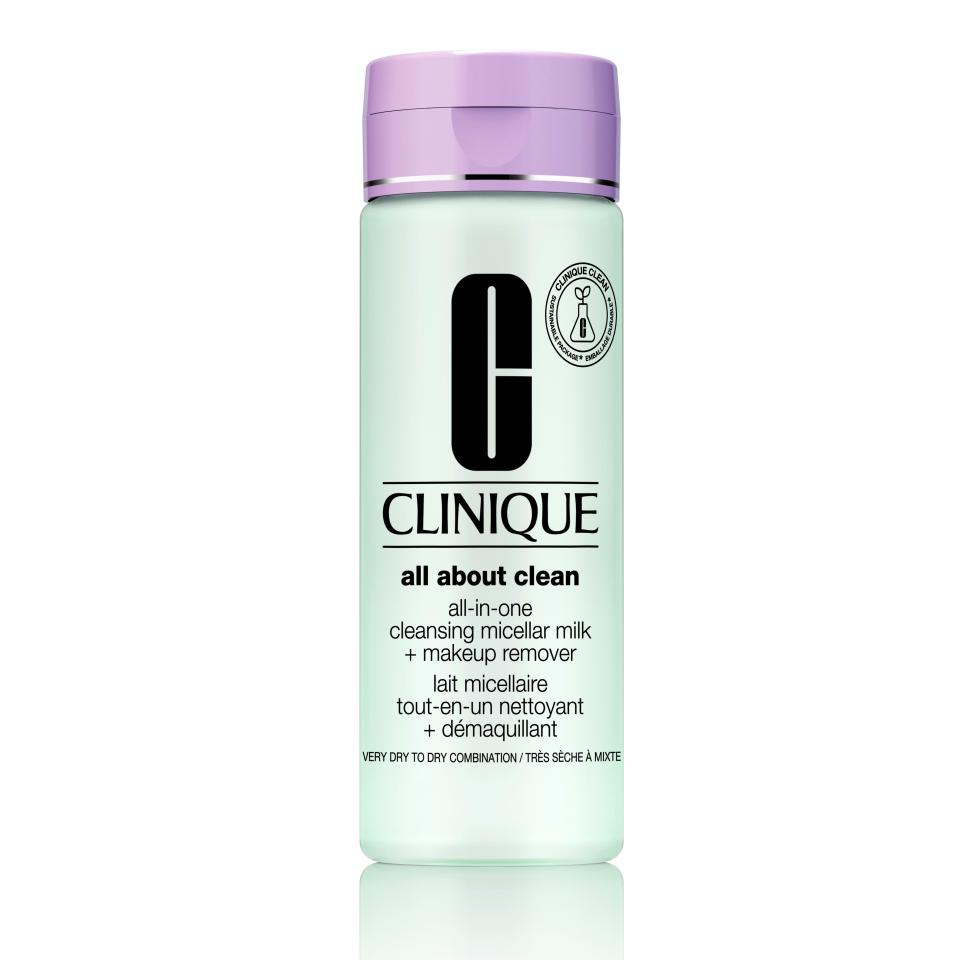 <strong>Clinique All About Clean All-In-One Cleansing Micellar Milk + Makeup Remover</strong>
