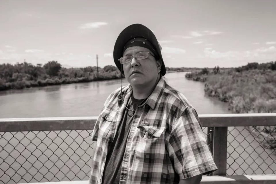 Mario Atencio, shown here by the Rio Grande in Albuquerque, is one of the plaintiffs in a lawsuit that accuses New Mexico of failing to protect citizens’ rights to clean air, water and land.