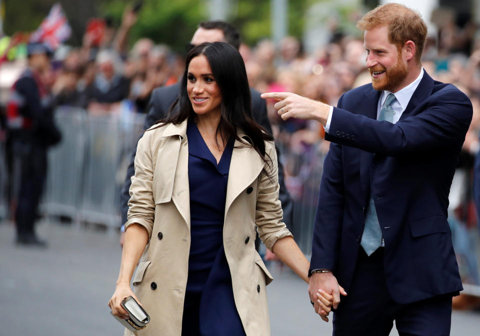 Meghan Markle and Prince Harry in Melbourne