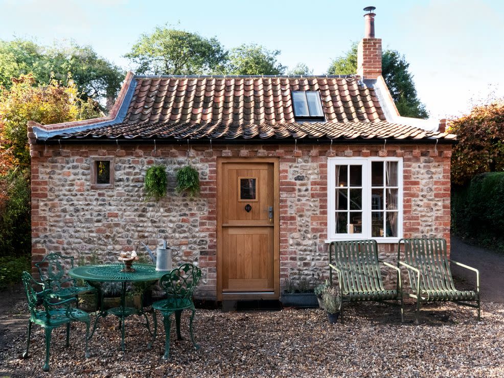 exterior a recent extension on the back of this tiny period property has been sensitively done to blend seamlessly with the rest of the building