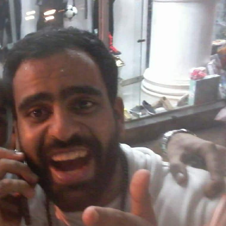 Ibrahim Halawa after being released after four years in prison