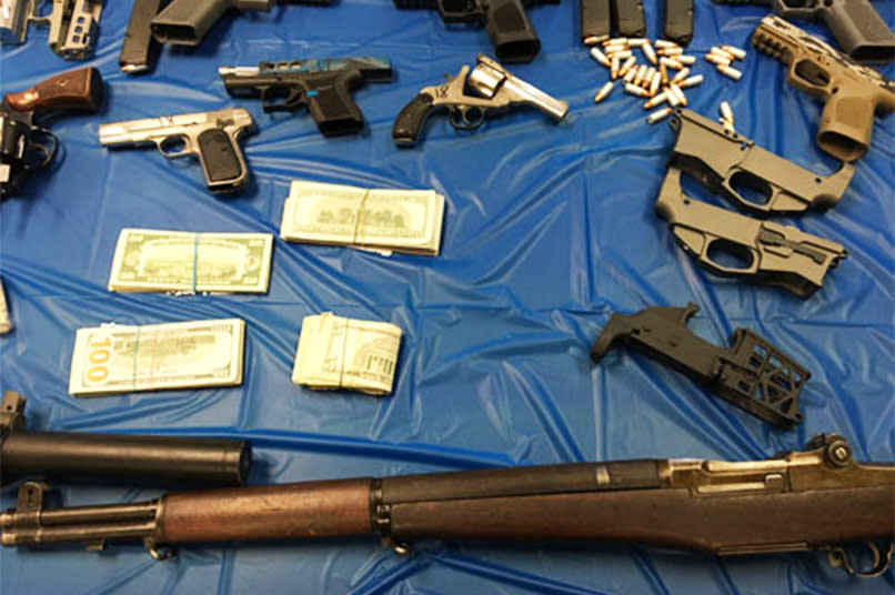 IMAGE: Ghost guns seized in the Pennsylvania raid (Office of Attorney General Josh Shapiro)