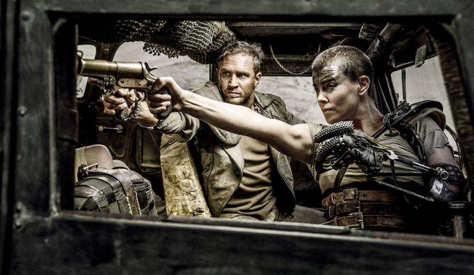 Tom Hardy and Charlize Theron in Mad Max: Fury Road (Rex Features)