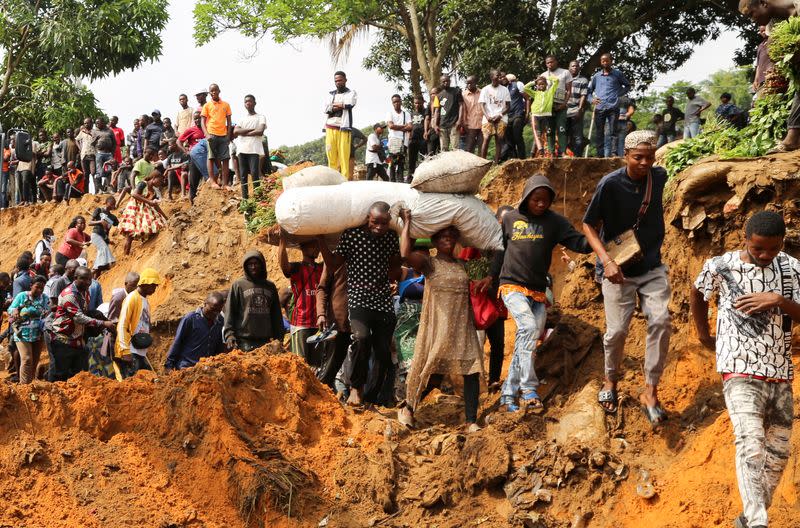 Aftermath of floods in Congo