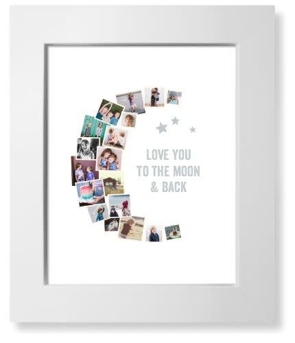 4) To the Moon Collage Art Print