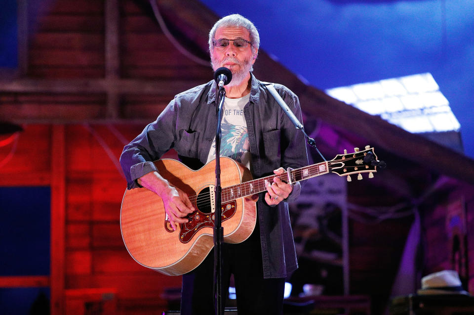 <p>Yusuf/Cat Stevens is nominated for <i>The Laughing Apple</i>. This is, amazingly, his first Grammy nomination in a career that dates back to 1967. Look for him to edge out Aimee Mann’s <i>Mental Illness</i>. (Photo: Taylor Hill/Getty Images) </p>