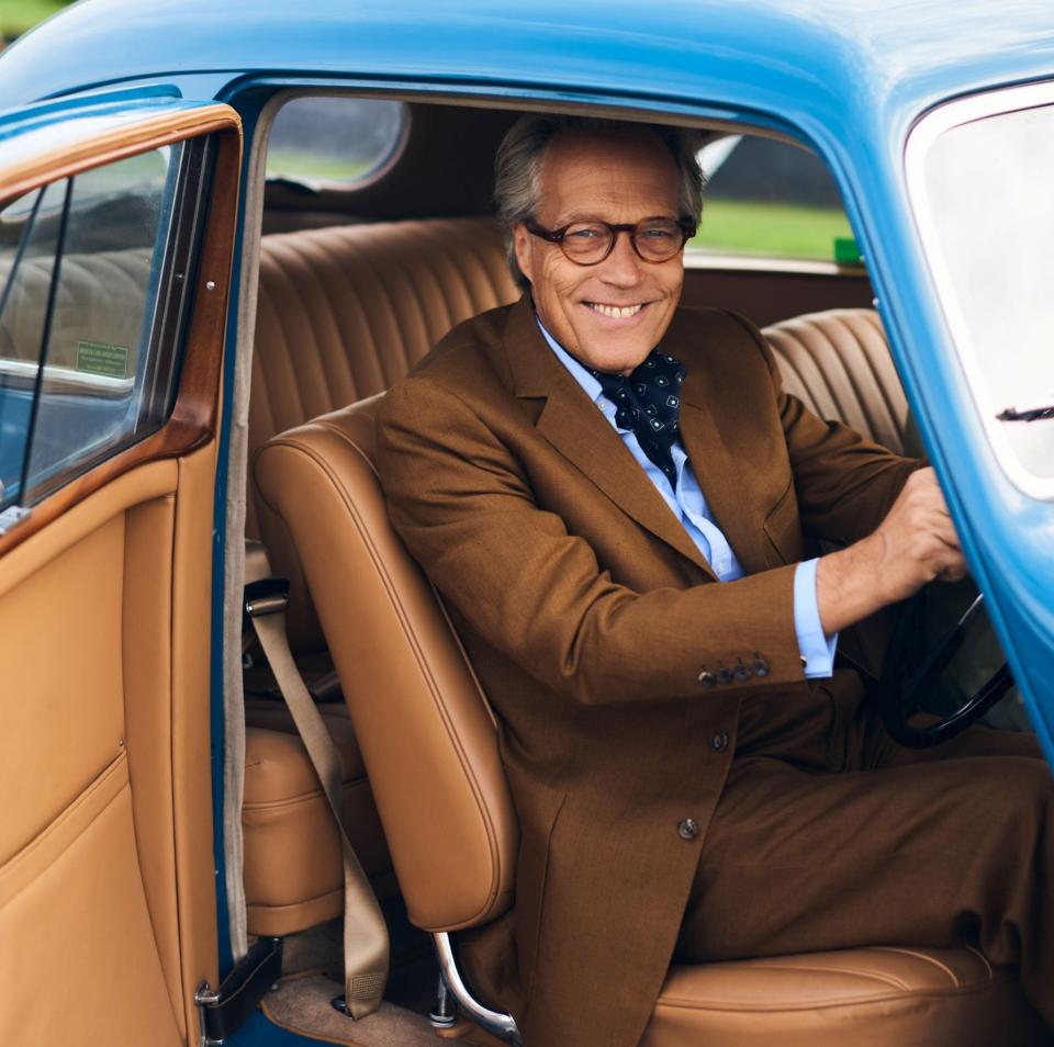 Charles Gordon-Lennox, the 11th Duke of Richmond, at Goodwood Revival in 2023