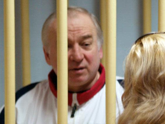 Sergei Skripal at Moscow District Military Court hearing (AFP/Getty Images)