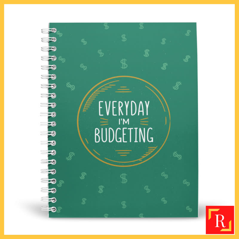Budget Planner/Expense Tracker (A5 | 120 Pages). (Photo: Shopee SG)