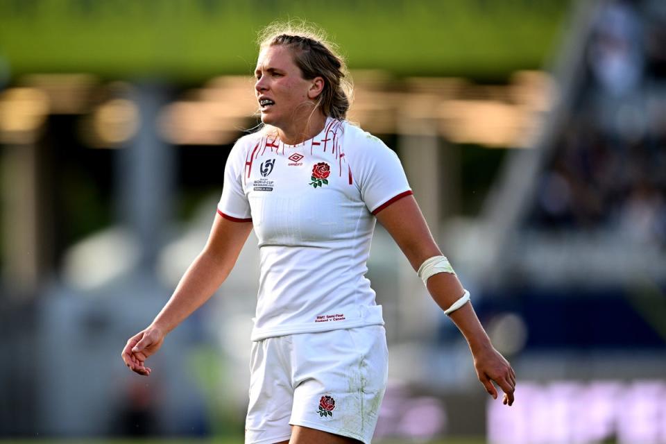 Zoe Aldcroft is part of the England side that take on New Zealand in a World Cup final rematch in Auckland  (Getty Images)
