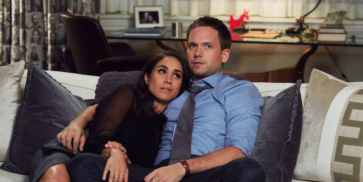 meghan markle, patrick j adams, suits season 6