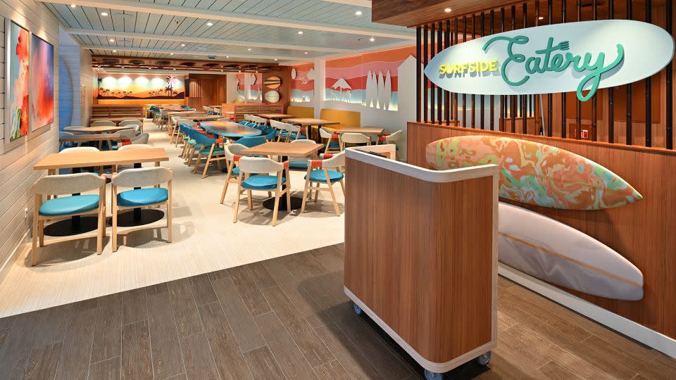 Surfside Eatery features a new buffet for families. - Michael Verdure/Royal Caribbean International