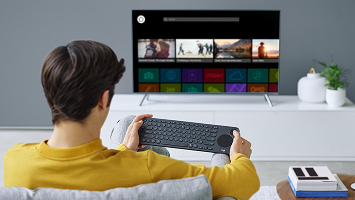 Logitech's latest media keyboard is designed for your smart TV