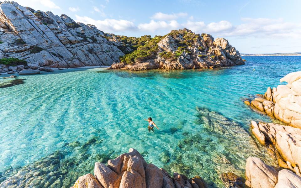 Cala Napoletana, beautiful bay in Caprera, La Maddalena Archipelago National Park, Sardinia, Italy - Getty/Moment RF