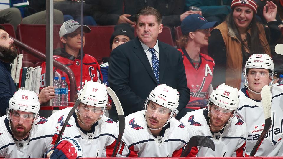 Peter Laviolette is out as head coach of the Capitals after three seasons at the helm. (Reuters)